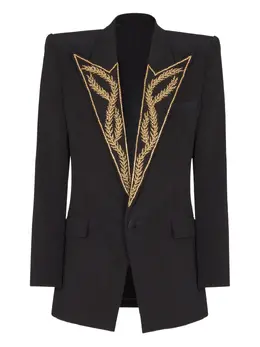Balmain: Пиджаки с воротником 