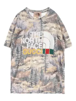 Gucci Pre-Owned: Футболка с принтом 