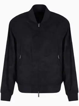 Armani Exchange: Чёрная куртка 