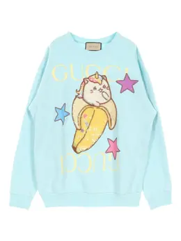 Gucci Pre-Owned: Свитшот с принтом 