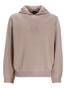 Armani Exchange: Бежевая толстовка 