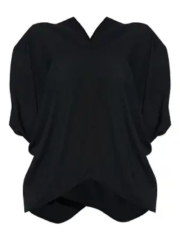 MM6 Maison Margiela: Чёрная блуза 