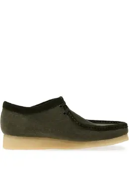 Clarks Originals: Зелёные туфли 