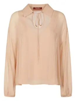 Max Mara: Бежевая блуза 