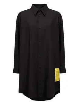 MM6 Maison Margiela: Чёрная рубашка 