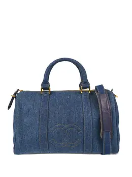 CHANEL Pre-Owned: Голубая сумка 