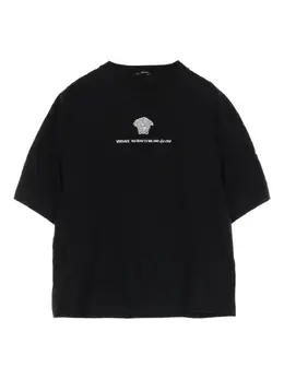 Versace Pre-Owned: Чёрная футболка 