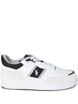 Polo Ralph Lauren: Белые кроссовки 