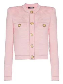 Balmain: Светлый кардиган 