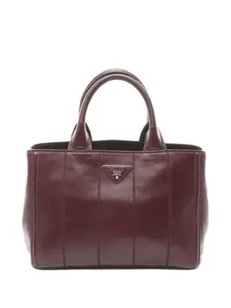 Prada Pre-Owned: Бордовая сумка 