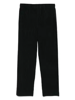 Homme Plissé Issey Miyake: Чёрные брюки 
