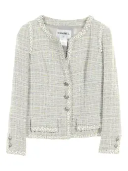 CHANEL Pre-Owned: Твидовая куртка 