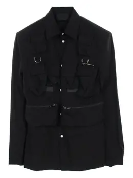 Prada Pre-Owned: Чёрная рубашка 