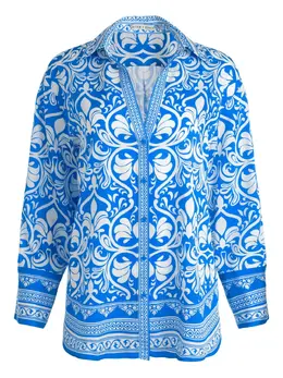 alice + olivia: Голубая рубашка 