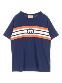 Gucci Pre-Owned: Синяя футболка 
