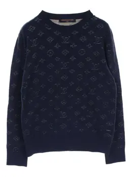 Louis Vuitton Pre-Owned: Синий свитер 