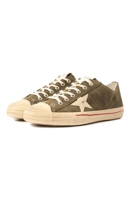 Golden Goose Deluxe Brand: Зелёные кеды  V-Star