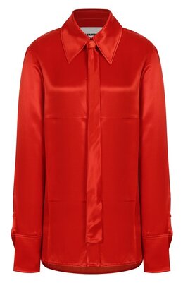 Jil Sander: Атласная блуза 