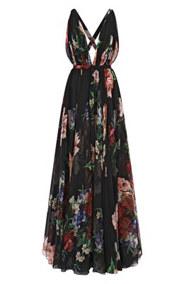 Dolce & Gabbana: Шёлковое платье 