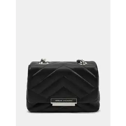 Armani Exchange: Чёрная сумка 