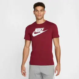 NIKE: Бордовая футболка  Futura