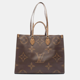 Louis Vuitton: Коричневая сумка-шоппер 