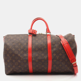 Louis Vuitton: Коричневая сумка  Keepall