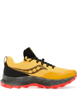 Saucony: Жёлтые кроссовки  Endorphin