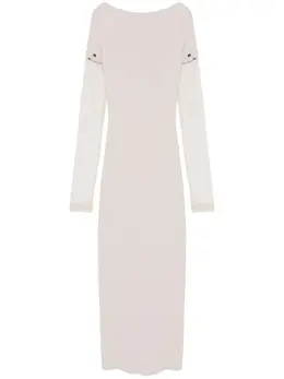 Sportmax: Длинное платье 