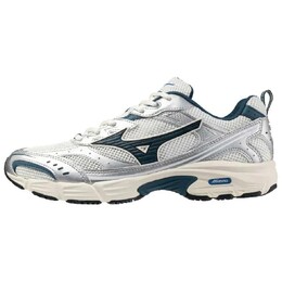 Mizuno: Серебристые кроссовки 
