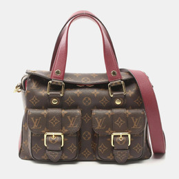 Louis Vuitton: Коричневая сумка 