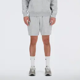 New Balance: Серые шорты 
