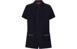 Gucci: Тёмный комбинезон 