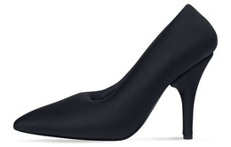 Balenciaga: Чёрные туфли 