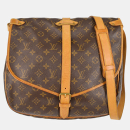 Louis Vuitton: Коричневая сумка 