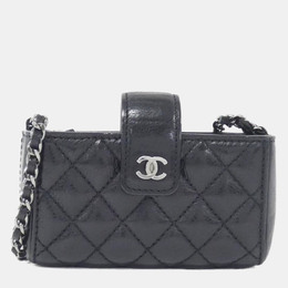 Chanel: Чёрная сумка через плечо 