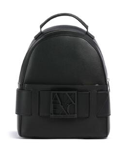 Armani Exchange: Чёрный рюкзак 
