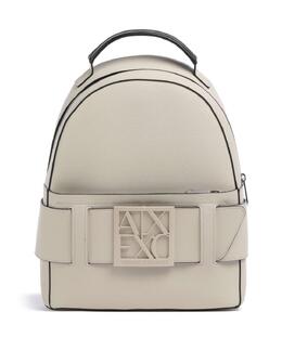 Armani Exchange: Белый рюкзак 