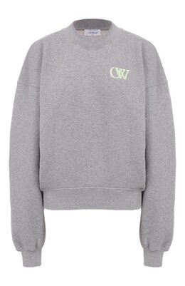 Off-White: Хлопковый свитшот 