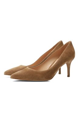 Gianvito Rossi: Бежевые туфли  Gianvito 70