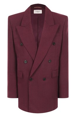 Saint Laurent: Жакет из шерсти 