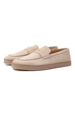 Brunello Cucinelli: Бежевые туфли 