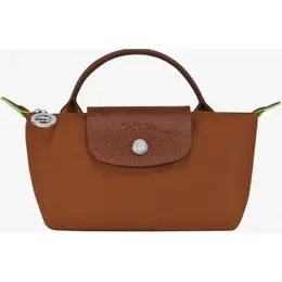 Longchamp: Коричневая сумка 