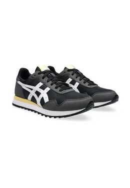 Asics: Чёрные кроссовки 