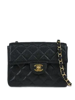 CHANEL Pre-Owned: Чёрная сумка 