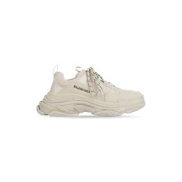 Balenciaga: Бежевые кроссовки  Triple S