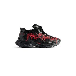 Balenciaga: Чёрные кроссовки  Runner