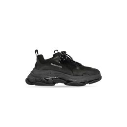 Balenciaga: Чёрные кроссовки  Triple S