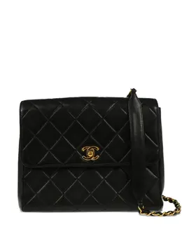 CHANEL Pre-Owned: Чёрная сумка 