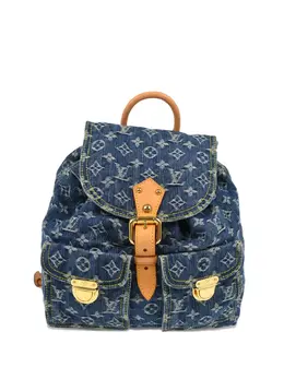 Louis Vuitton Pre-Owned: Голубой рюкзак 